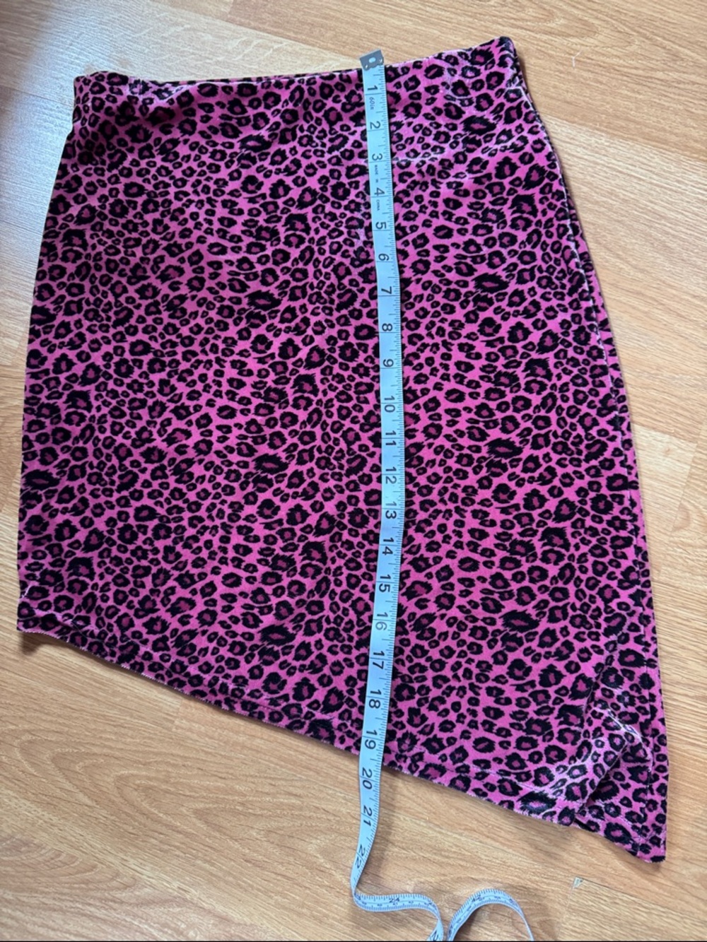 π VTG Seven Sisters Pink Leopard Velvet Matching Set - Made in USA - Picture 8 of 9
